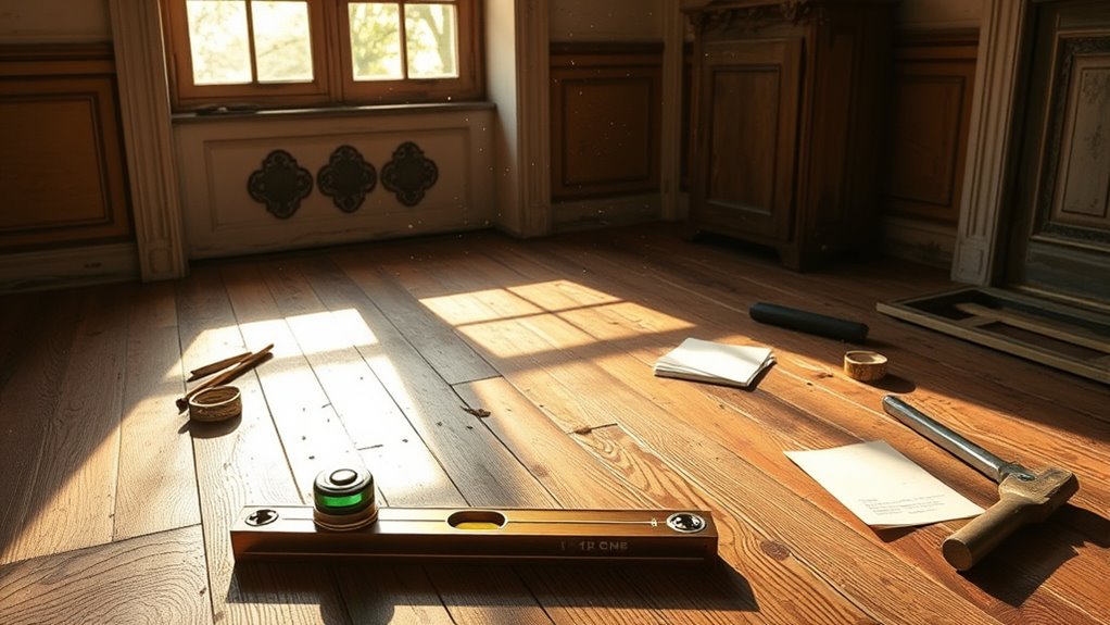 assess floor condition thoroughly