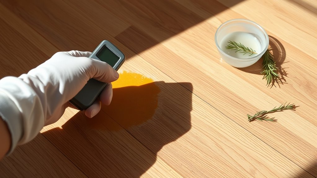 assess stain size accurately