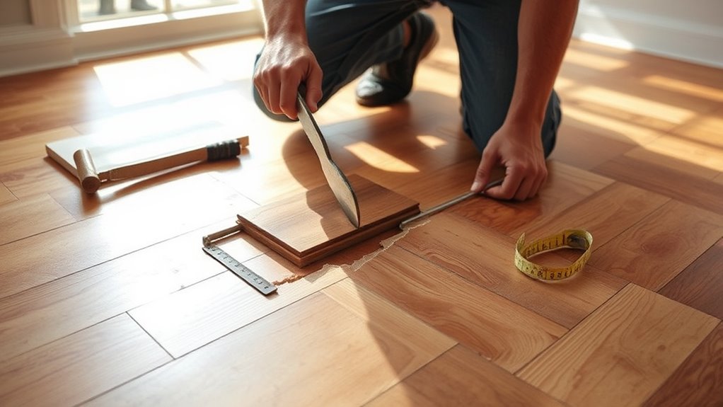 careful plank removal process