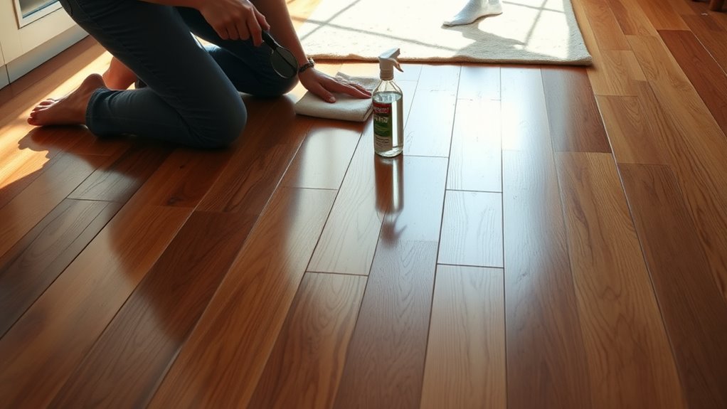 causes of hardwood floor slipperiness