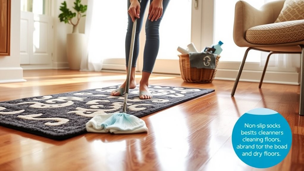 clean dry maintain floors