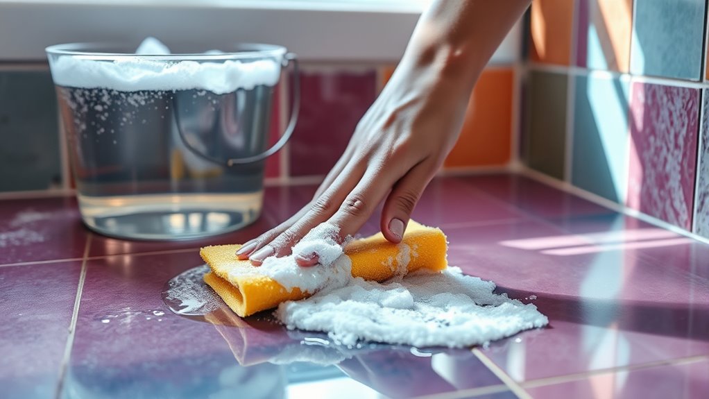 clean glue residue safely