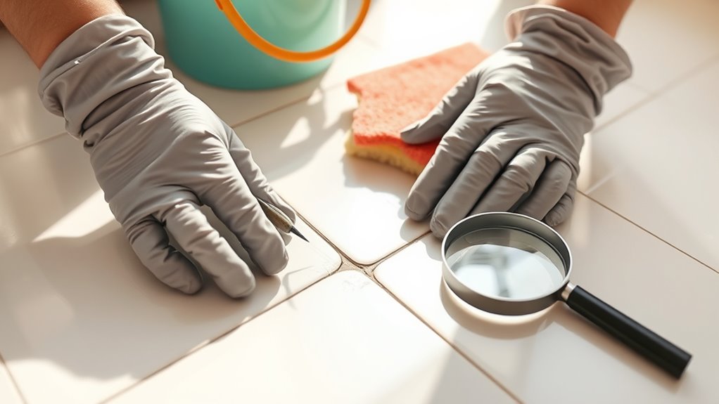 clean inspect remove residue