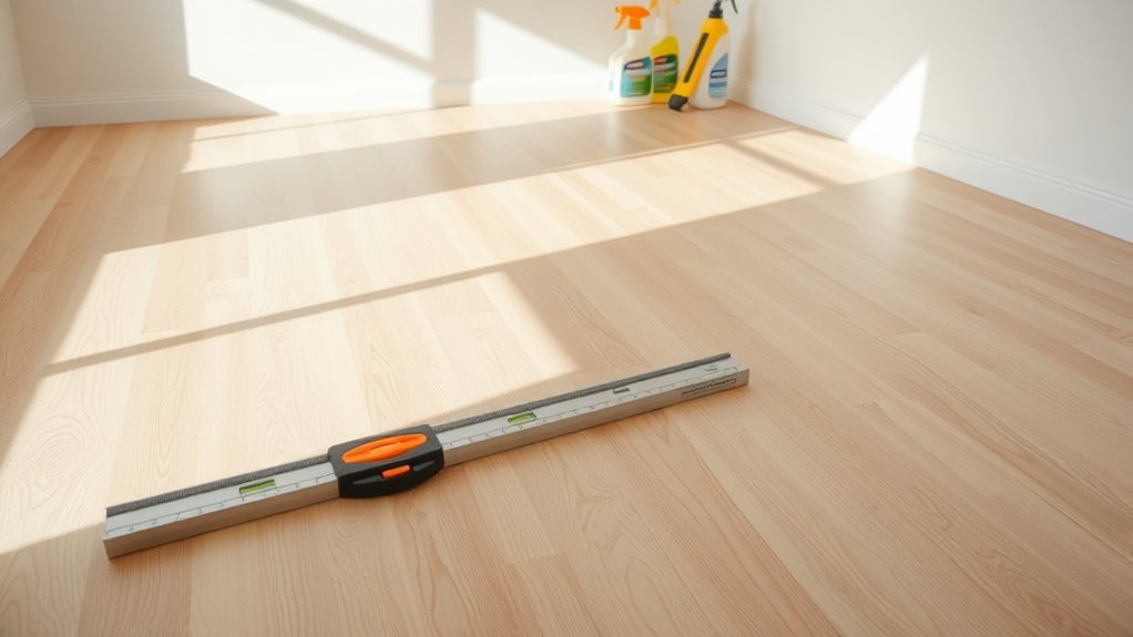 clean inspect repair floor