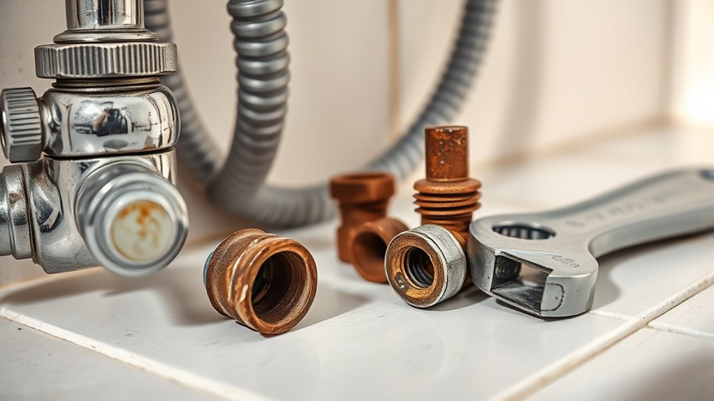 disconnect water line bolts