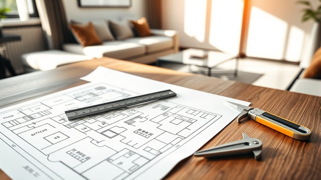 furniture layout identification techniques