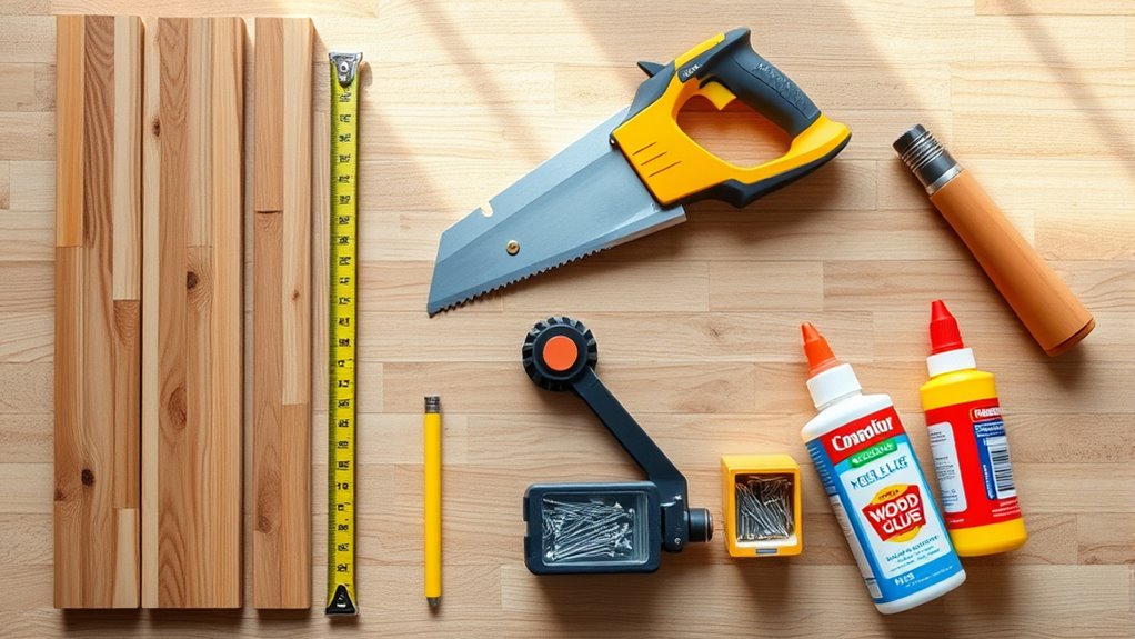 gather tools and materials