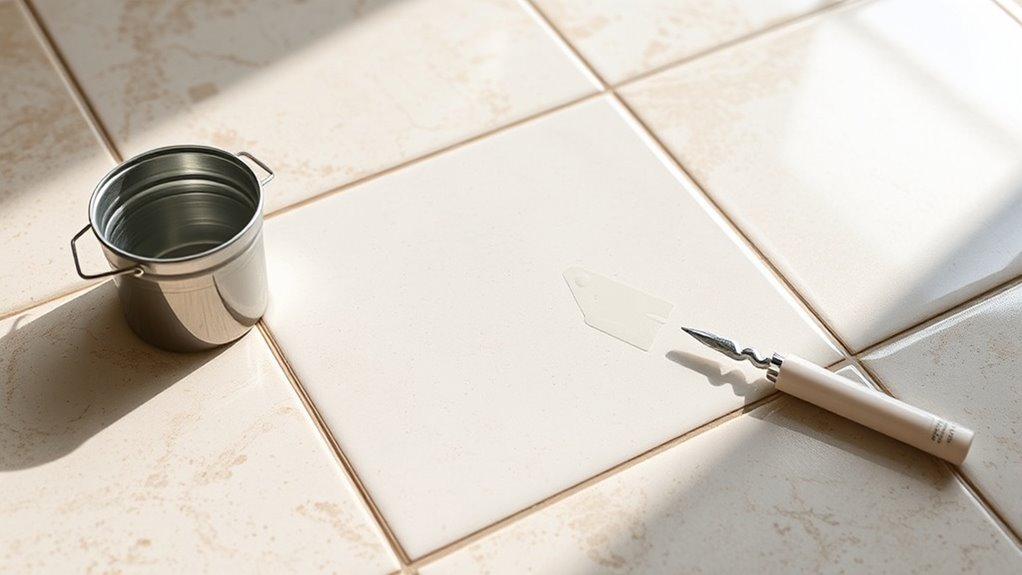 grout and seal tile replacement