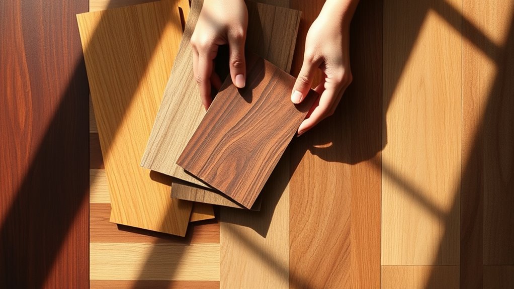 match hardwood floor tone