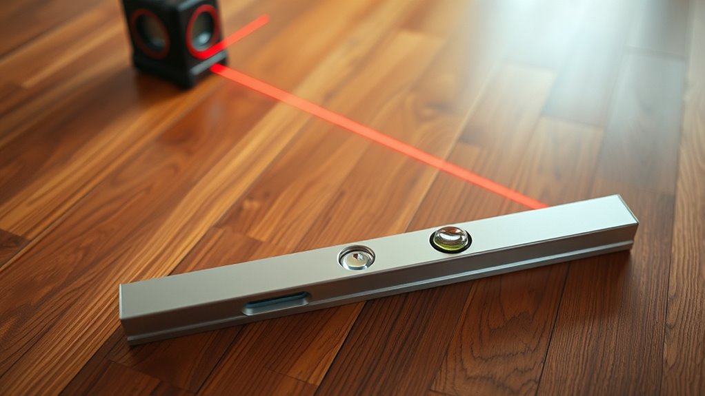 measure floor level accurately