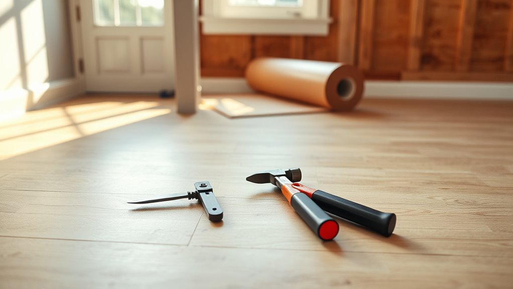organized workspace essential tools