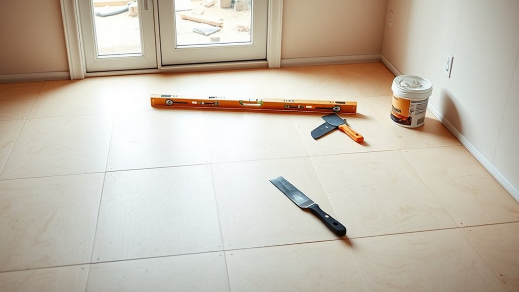 prepare stable subfloor foundation