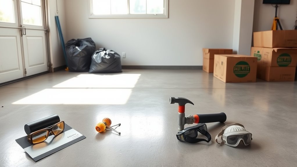 prepare workspace for safety