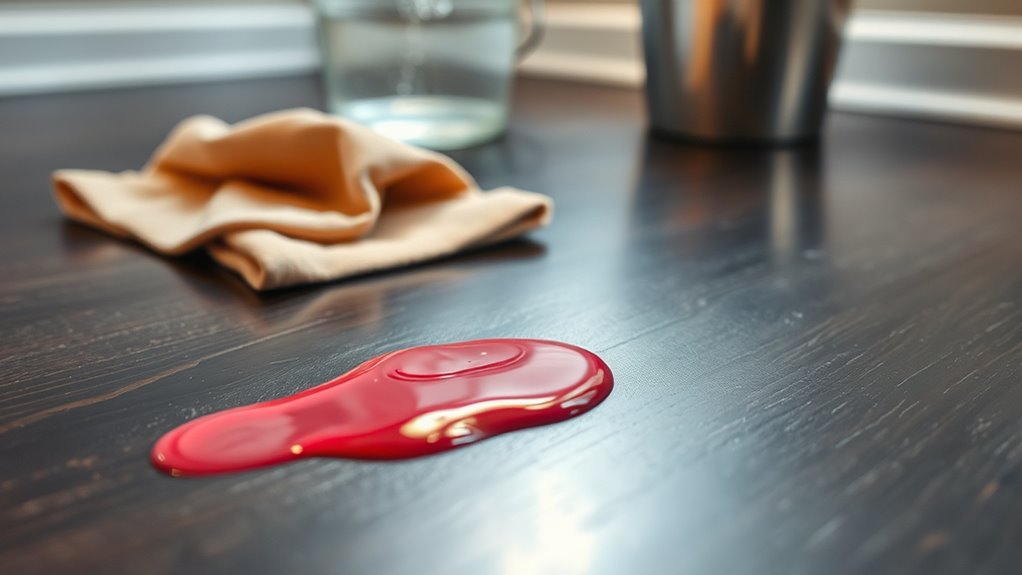 quickly remove fresh paint