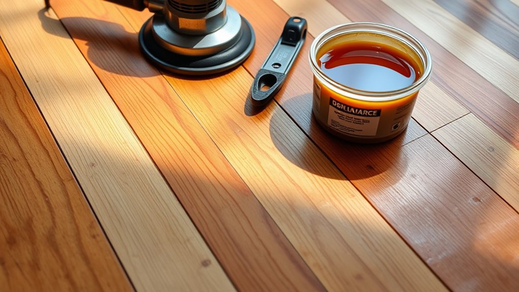 refinish and seal wood