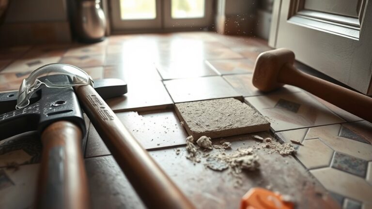 remove floor tiles easily