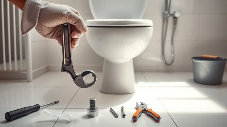 remove toilet from floor