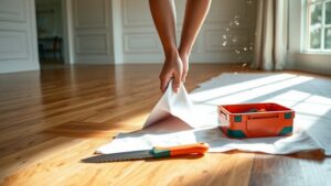 remove vinyl flooring easily