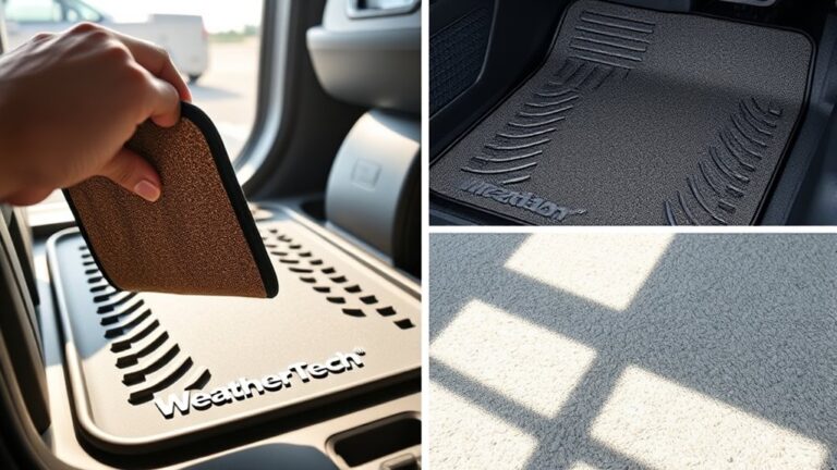 remove weathertech mats easily