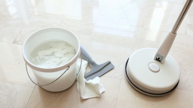 removing wax from tiles