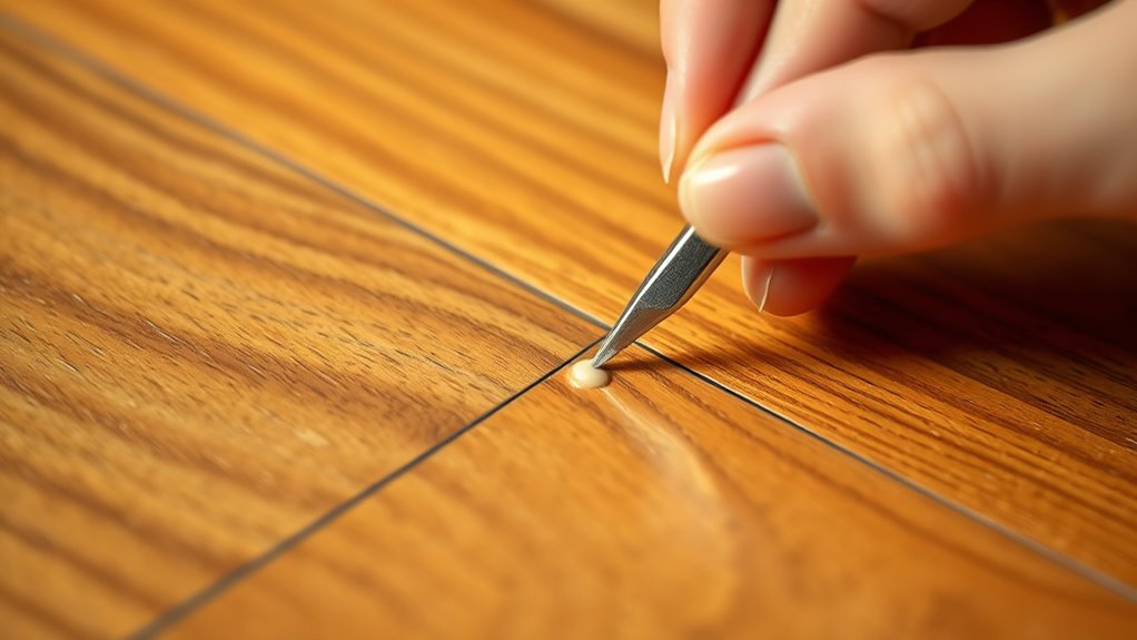 repair deep wood scratches