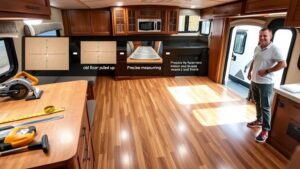 replace rv floor easily