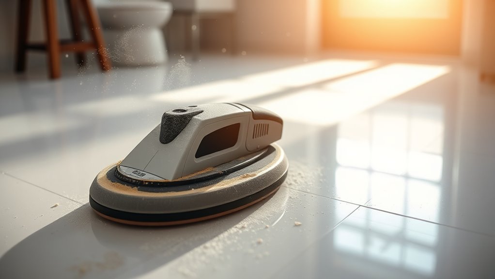 sanding for smooth finish