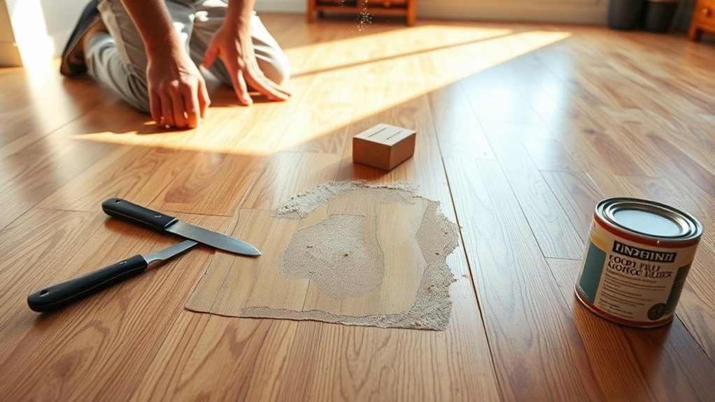 seamless wood floor repair