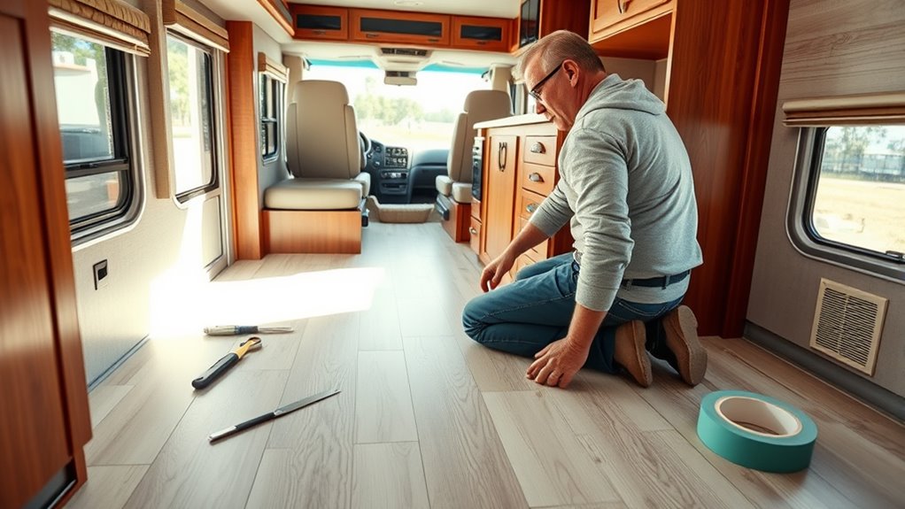 securely install new flooring