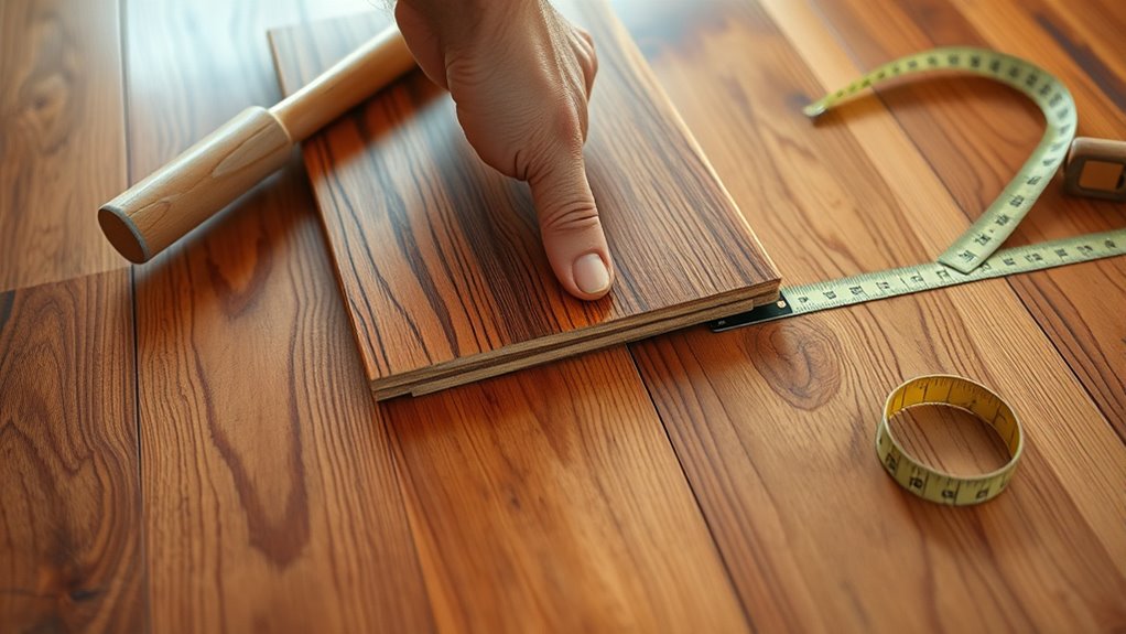 securely install replacement plank