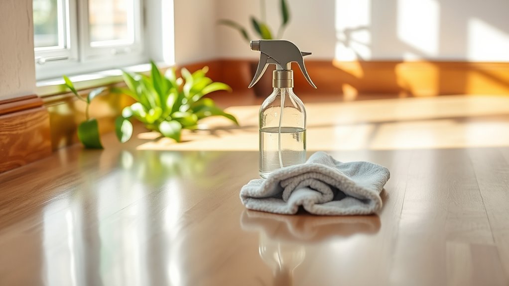 shining vinyl floor techniques