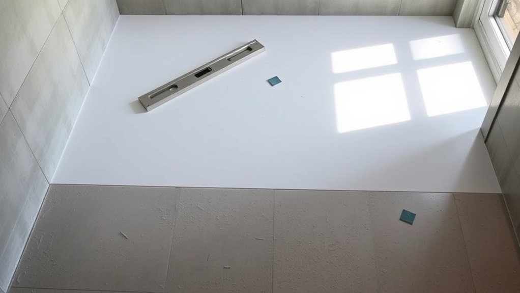 surface preparation for tiling