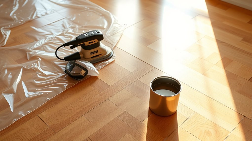 thorough floor preparation needed