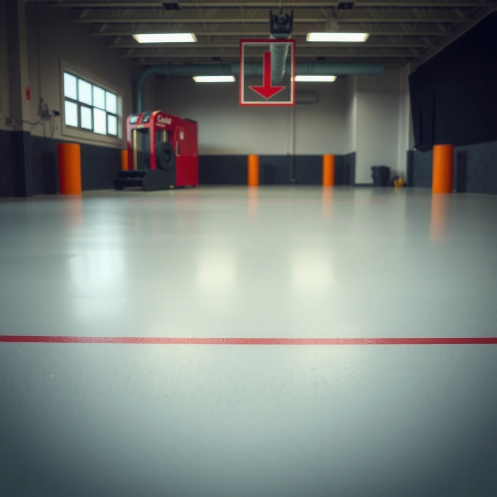 Image showing how to assess the depth of scratches on rubber floors and identify rubber types.