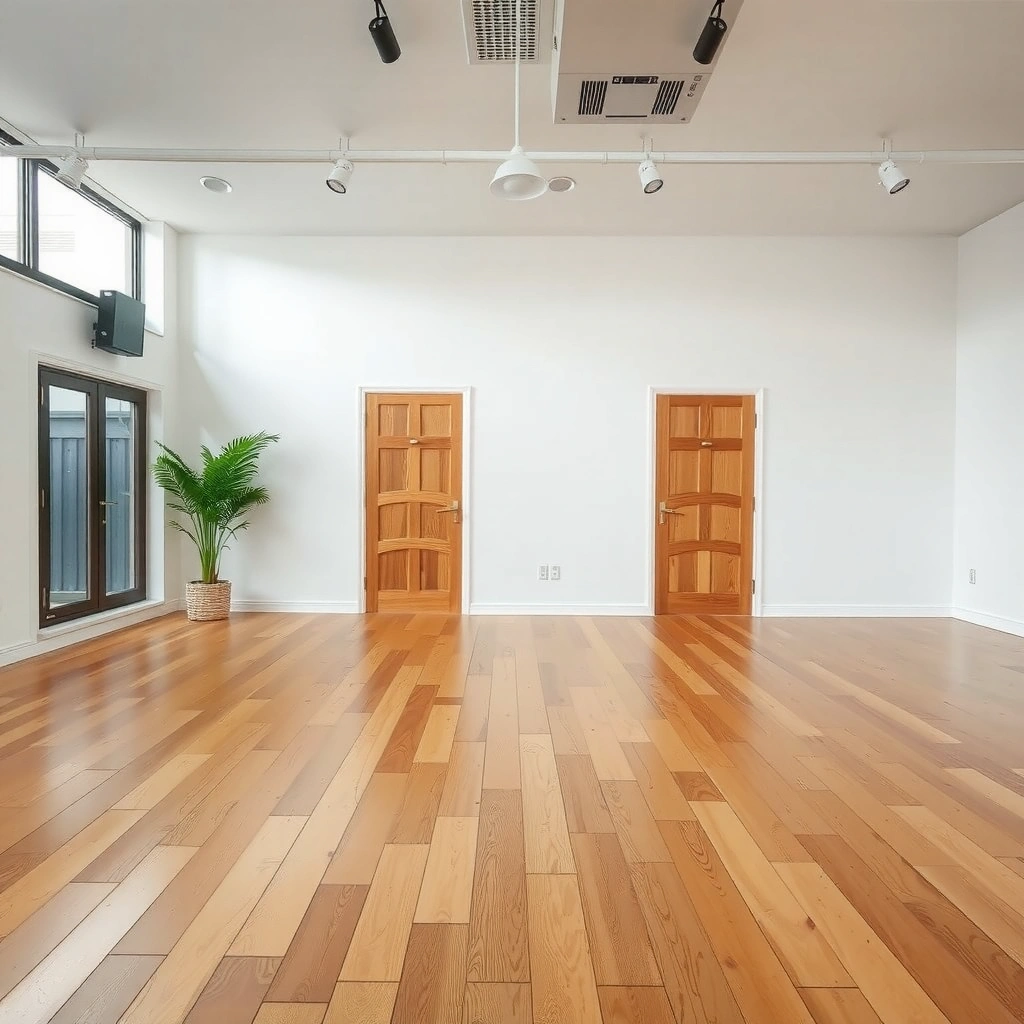 Image showing how to assess scratches on bamboo floors, distinguishing surface marks from deep gouges.
