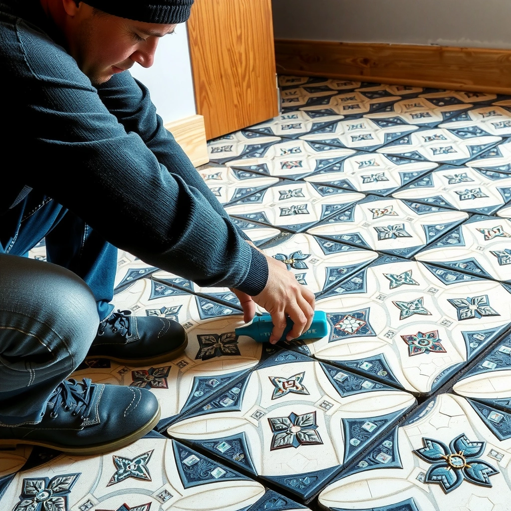 Image illustrating how to assess moisture, movement, and weak substrate in mosaic tile floors.