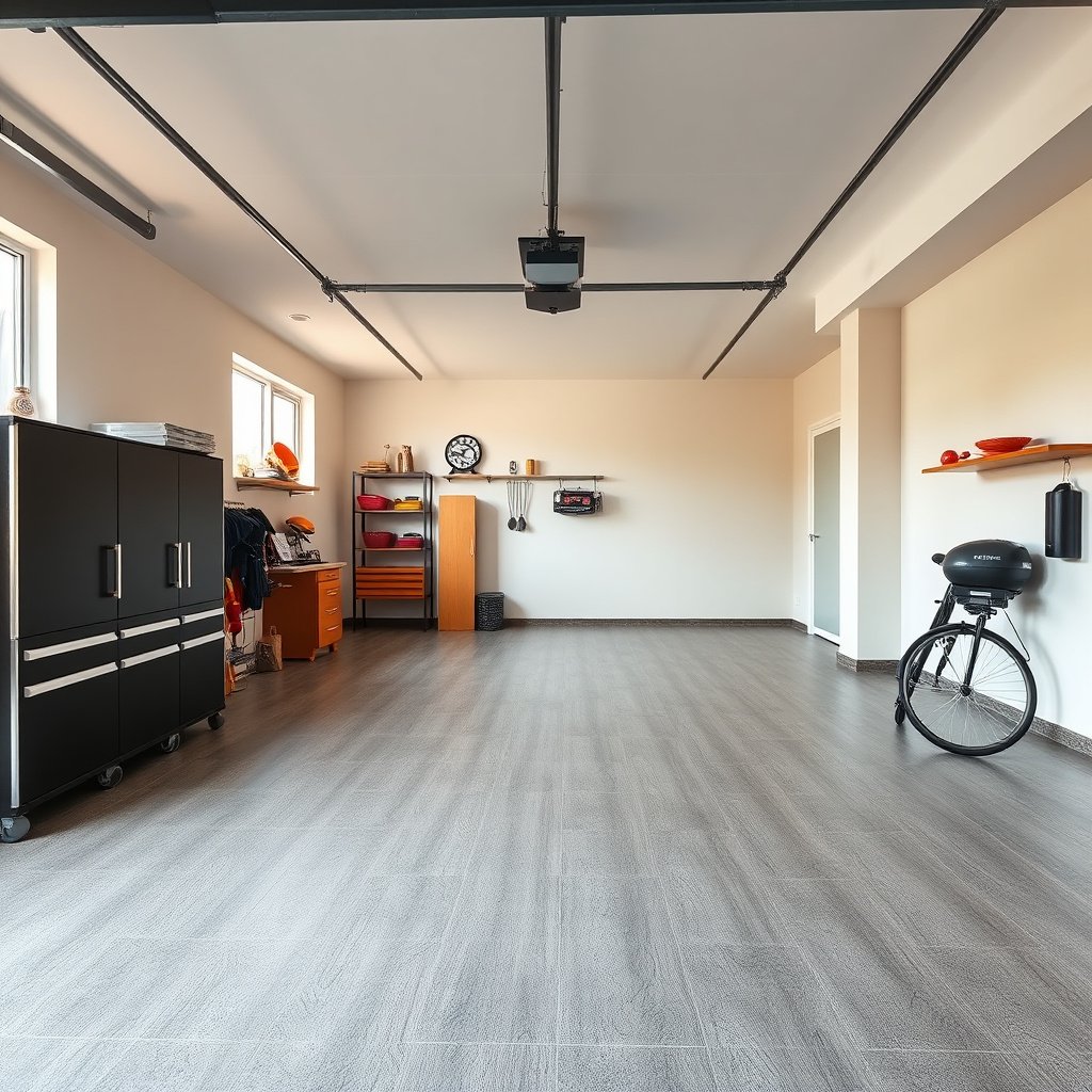 Measuring moisture and temperature levels in a garage for laminate floor selection