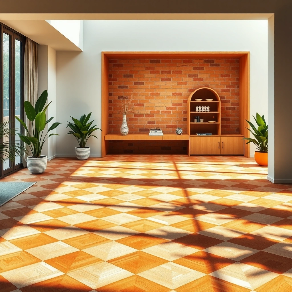 A homeowner assessing a terracotta floor to choose the best replacement approach for renovation.