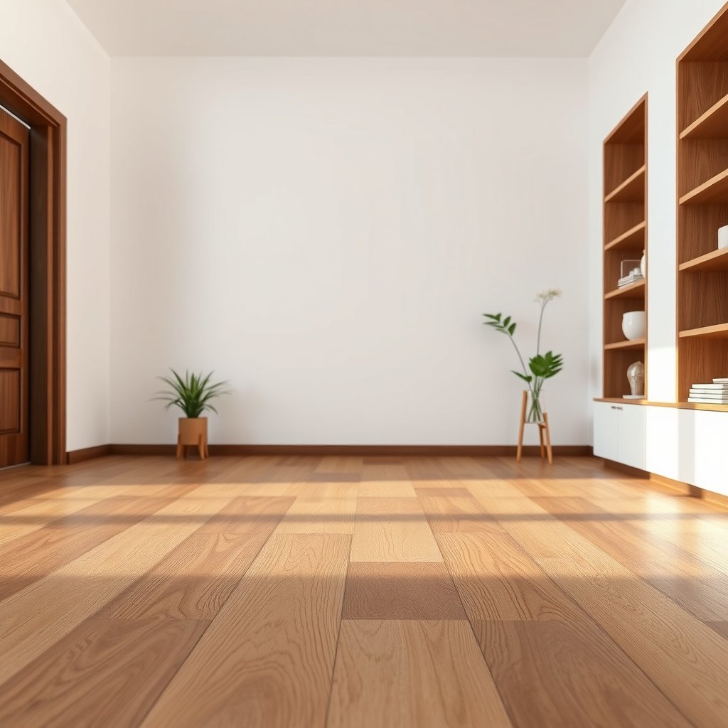 A clean entryway with a mat to block grit and protect parquet floors from scratches.