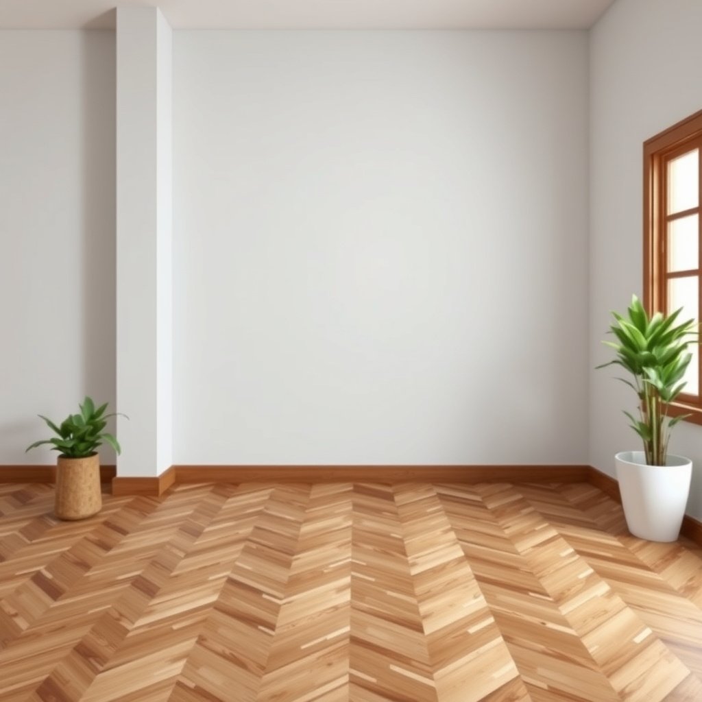 Prevent water damage to Chevron floors by blocking water before it hits the surface.