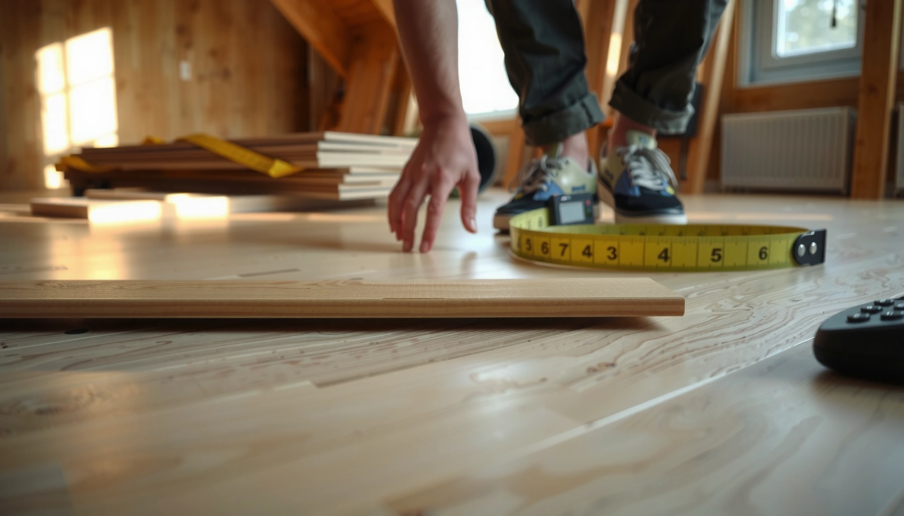 Step-by-step guide on calculating material needed for hardwood floors accurately.