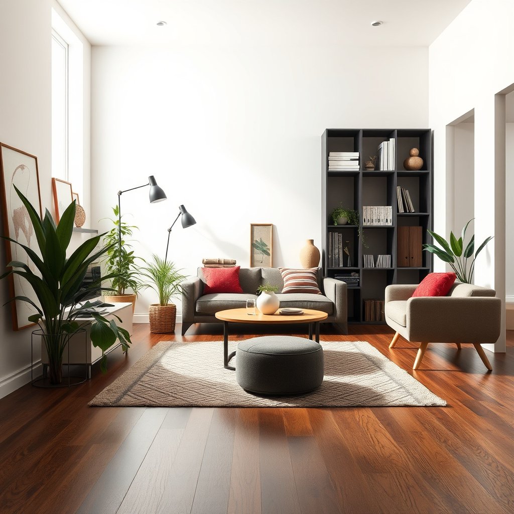 Measuring kitchen square footage for estimating vinyl floor costs, including waste calculation.