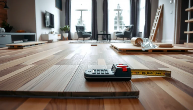 Step-by-step guide to calculating materials needed for laminate flooring installation.