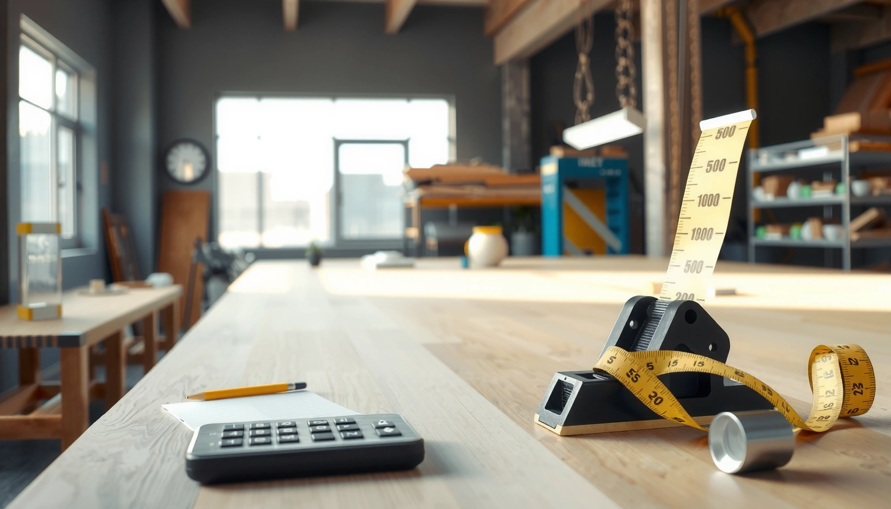 Illustration showing how to calculate material for sheet vinyl floors with measurements and tools.