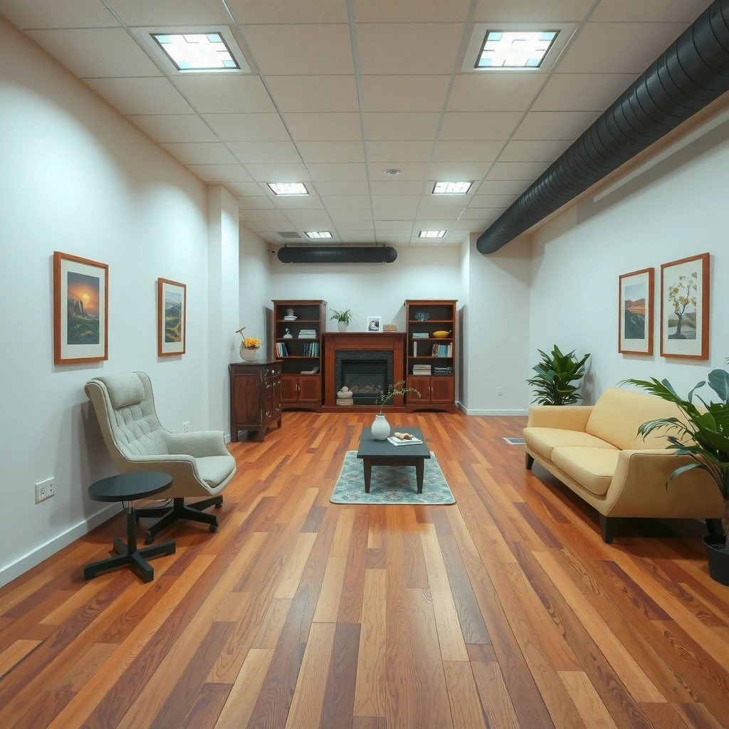 Measuring square footage for laminate flooring installation, including waste calculation.