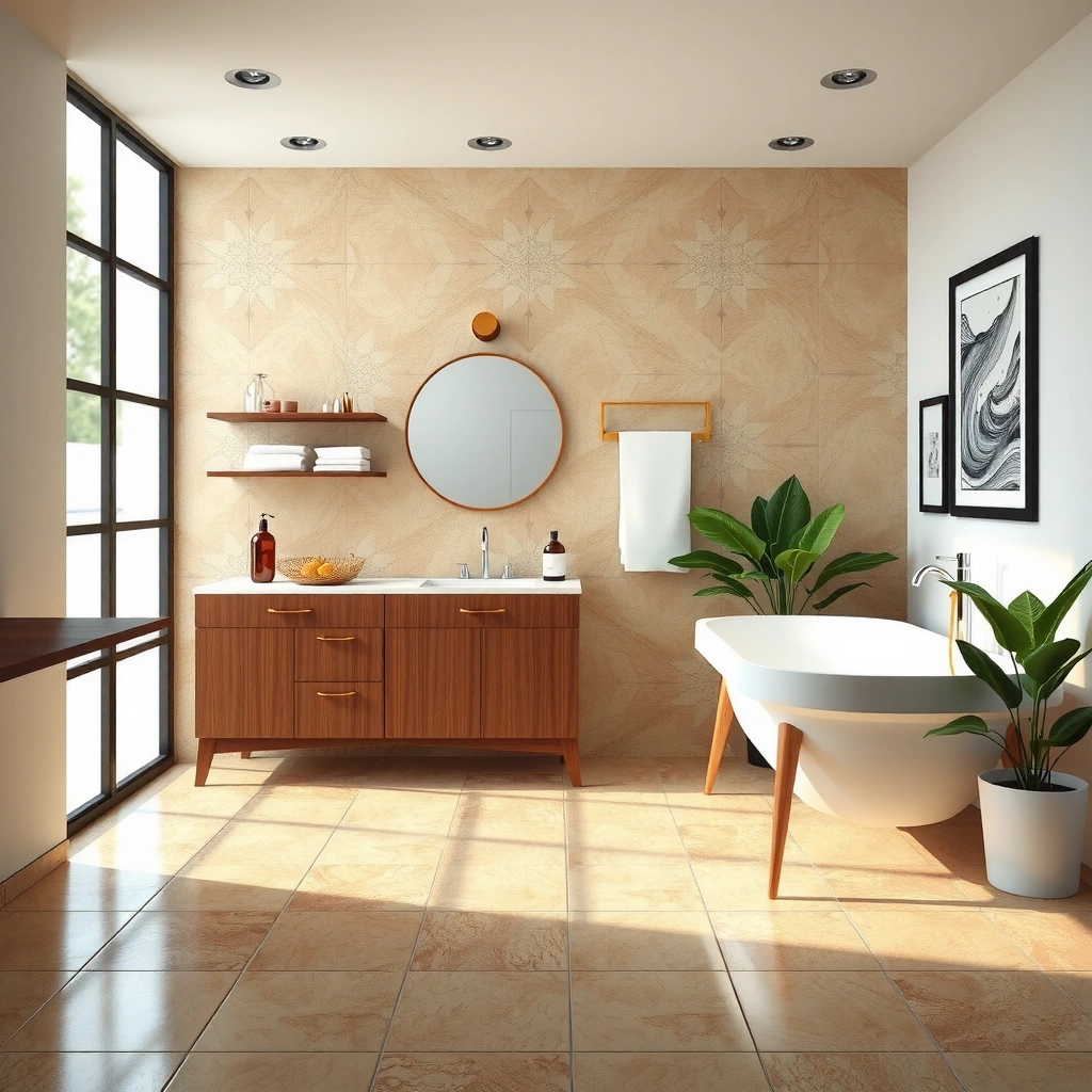 Comparison of ceramic and porcelain tiles highlighting key differences for flooring choices