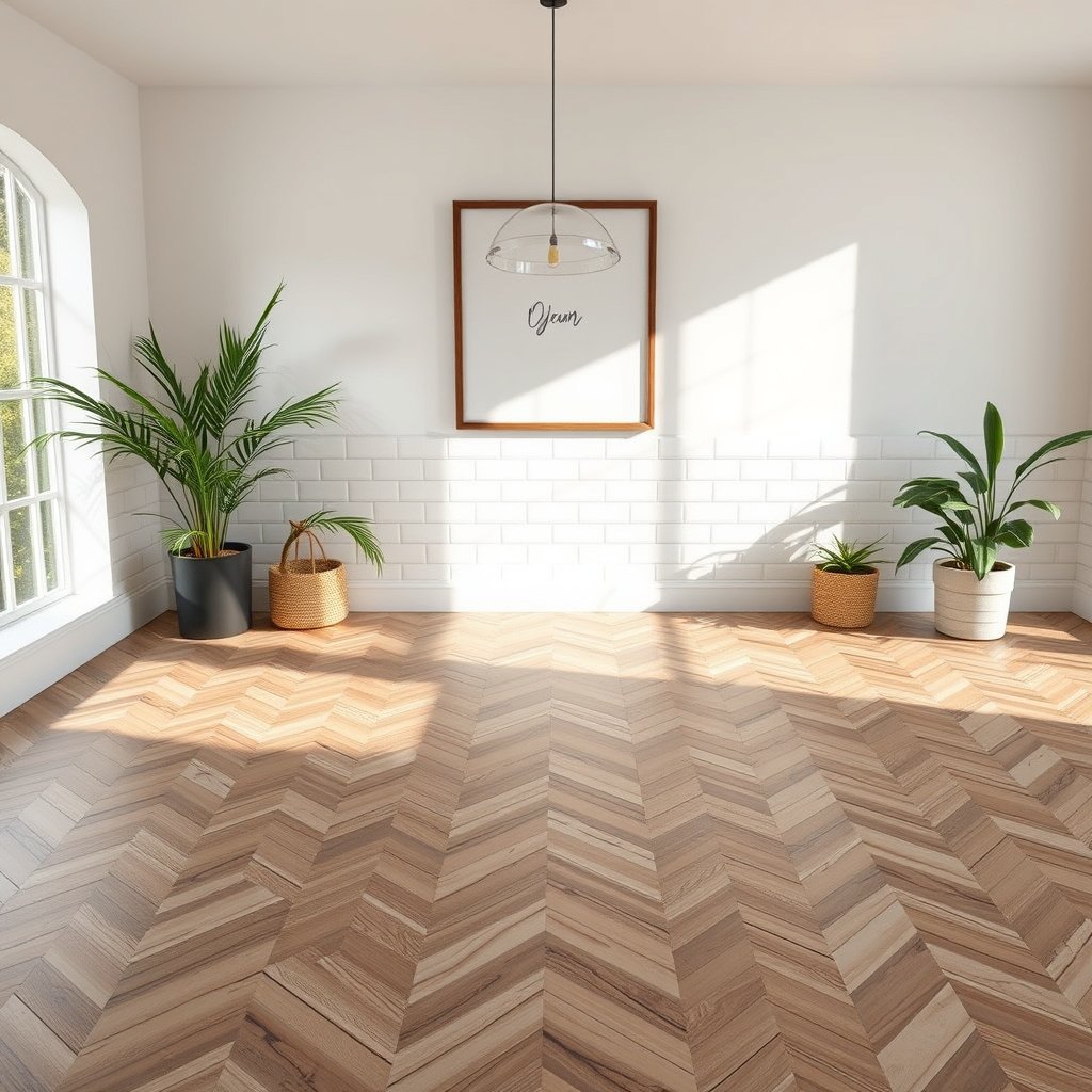 Inspecting the stability of existing chevron tile before installation