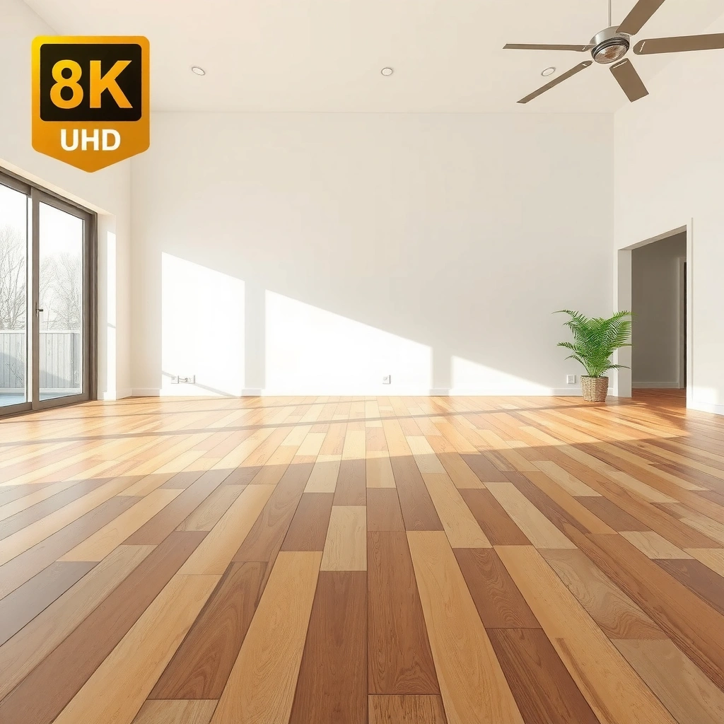 Measuring the gap type in bamboo flooring for repair.