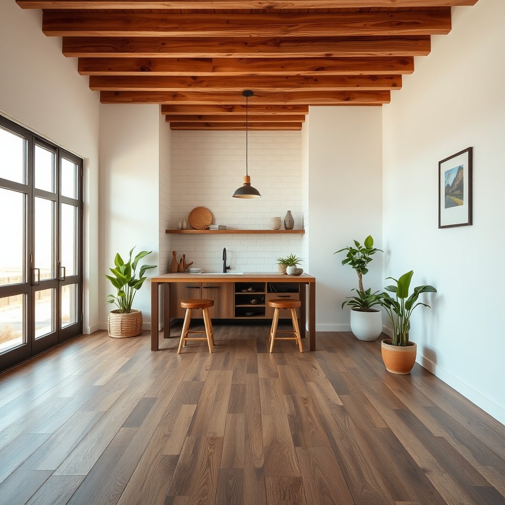 Image illustrating the importance of checking local rules for disposing of wood-look tile floors