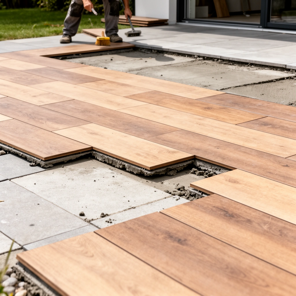 Different outdoor floor types and climate considerations for installation